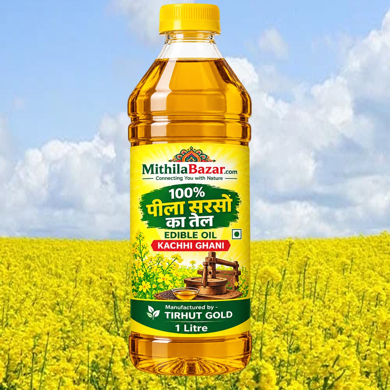 TIRHUT GOLD – 100% पीला सरसों का तेल