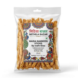 Mithila Bazar Traditional Maida Namkeen Sticks – 250g | Crispy & Delicious Indian Snack